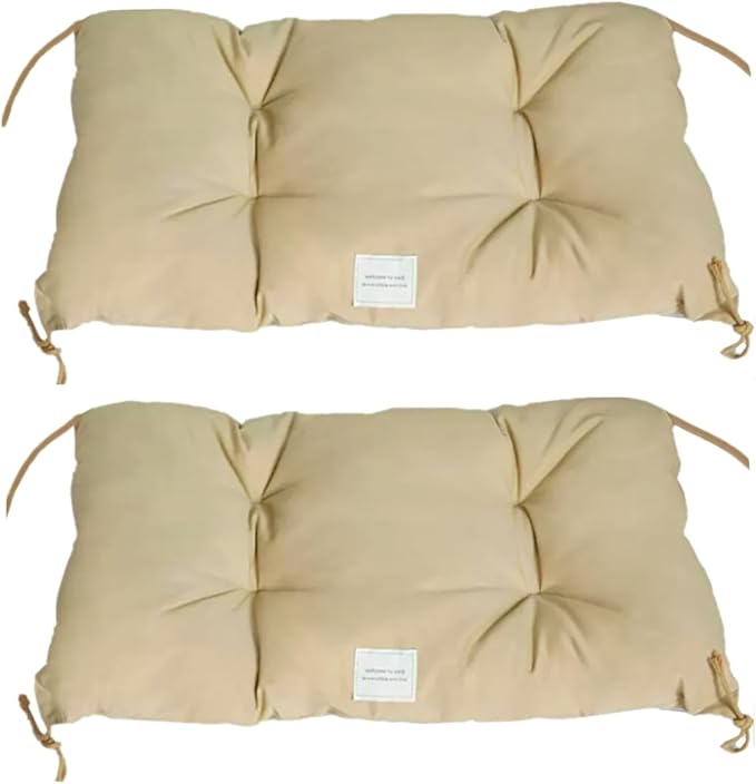 SHENGOCASE 2-Pack Soft Cat Kneading Pillow Cushion Bed with Ties for Cat Dog House Perch Shelf, Cushion Pad Padding for Cage Kennel