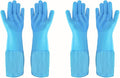 1TO3GO Pet Grooming Gloves Pet Hair Remover Cat, Dog Washing Gloves Silicone Heat Resistant Cleaning Gloves with High-Density Teeth Grooming Gloves for Dogs, Cats, Horses, Rabbits (2 Pairs - Blue)