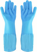 1TO3GO Pet Grooming Gloves Pet Hair Remover Cat, Dog Washing Gloves Silicone Heat Resistant Cleaning Gloves with High-Density Teeth Grooming Gloves for Dogs, Cats, Horses, Rabbits (1 Pair - Blue)