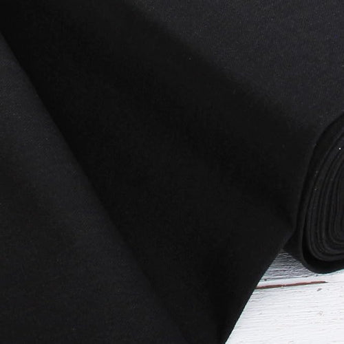 3 Yard Cut of Threadart Linen Fabric - Premium Cotton Linen Fabric for Embroidery, Cross Stitch, Apparel, Canvas, Home Décor- 55" Width - Black