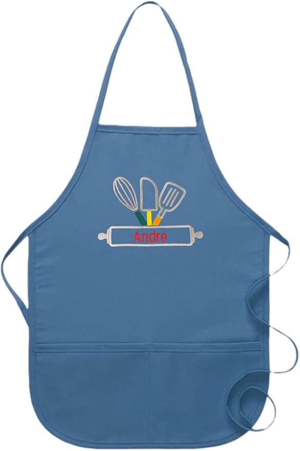 Kids Apron Customized With Name, Baker Apron, Baking, Cooking