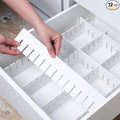 12Pcs Drawer Dividers,18.5"x4.3", Thick, DIY Drawer Separators, Large Adjustable Dresser Drawer Organizer for Clothes, Bedroom, Bathroom, Kitchen Cutlery, Desk, Office Storage