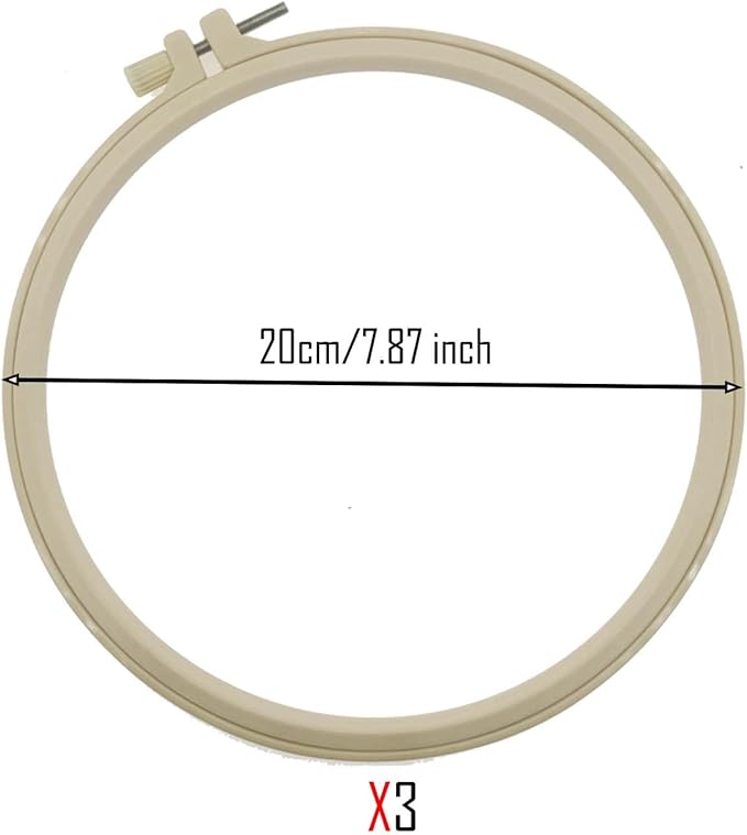 Allazone 3 Set Punch Needle Kits, 20cm Embroidery Starter Kits with Flamingos, Elk, Whales Pattern, Punch Needle Tool Threader Fabric Embroidery Hoop, Yarn for Crafts, Home Decor