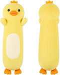 22” Long Duck Plush Body Pillow, Cute Duck Stuffed Animals, Soft Squishy Cuddly Pillow Plushies Toy Gifts for Kids Boys Girls, Birthdays, Halloween, Christmas