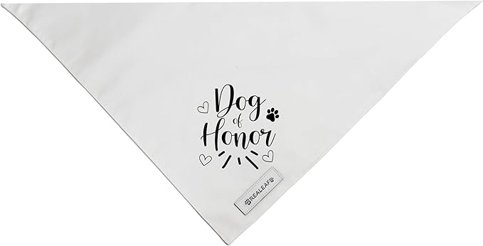 Realeaf My Humans are Getting Married Dog of Honor Dog Bandana,Wedding Outfit for Boy and Girl, Premium Durable Fabric, Engagement Announcement for Large and XLarge Dogs (Large)