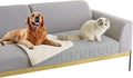 Tcksstex Waterproof and Non-Slip Dog Bed Cover and Pet Blanket Sofa Pet Bed Mat ，car Incontinence Mattress Protectors Furniture Couch Cover for Most Cats Dogs,Pets（30x70-Light Grey）