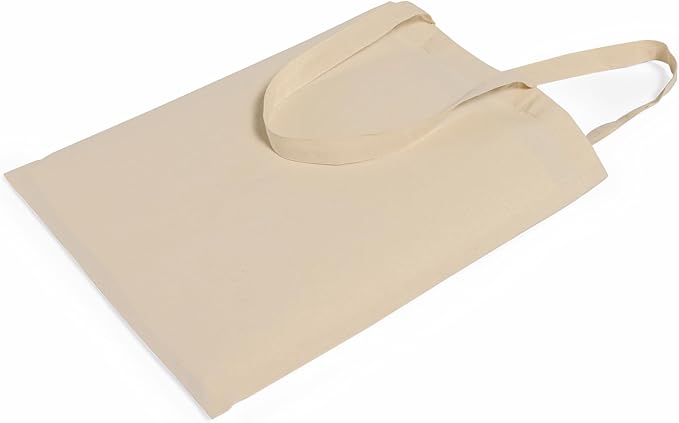 TBF 24 Pack Eco-Friendly Canvas Tote Bags Wholesale – Reusable Bulk Cotton Tote Bag with Handles, Convention Bags