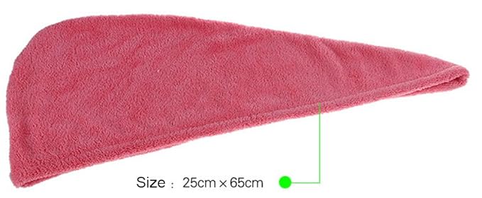 YYXR Microfiber Hair Turban Towel Wrap - Super Absorbent Drastically Reduce Hair Drying Time(2 Pack Puple & Blue)