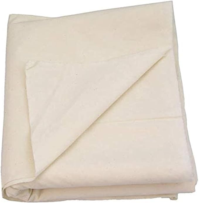 AK TRADING CO. Muslin Fabric/Textile Unbleached - Draping Fabric - Natural 5 Yards Medium Weight - 100% Cotton (63in. Wide)