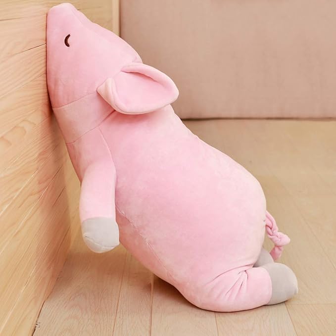 VSFNDB Stuffed Plush Pig Animal Toy 20 Inches Pink Piggy Animal Stuffed Plushies Super Soft Cute Cuddly Pillow Cushion Stuff Dolls Gifts for Children Kids Boys Girls Room Decor Bed Nursery, 20Inches