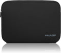 AULEEP 15-15.6 inch Laptop Sleeves, Neoprene Water-Resistant Laptop Case Slim Cover, Durable Chromebook Computer Carrying Bag for MacBook Air/MacBook Pro for HP/Lenovo/Dell/Asus/Acer, Black