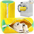 2PCS Shoe Washing Machine Bag, Reusable Shoe Laundry Bags for Sneakers for Washer & Dryer, 360° Shoes Cleaning Bag with Sturdy Zipper - Fits All Shoes Types & Sizes