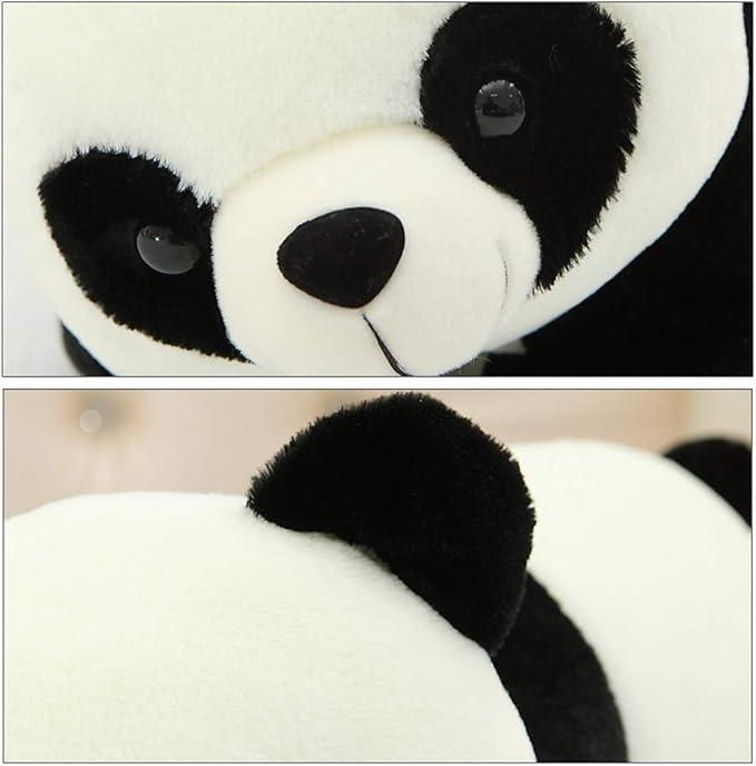 VSFNDB Stuffed Panda Animal Plush Toy 12 Inches Animal Stuffed Plushies Super Soft Cute Cuddly Pillow Cushion Stuff Dolls Birthday Xmas Gifts for Children Kids Boys Girls Room Decor Bedtime, 12Inches