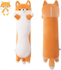 MIAOHAHA Long Plush Shiba Inu Dog Soft Stuffed Animal Akita Corgi Toy Plush Toy Pillow Hugging Pillow for Kids and Girls(Shiba,130cm/51.2in)
