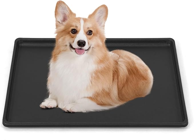 BOWHAUS 28.9-Inch Dog Crate Pan Replacement, Sturdy, Waterproof Plastic Tray for 30-Inch Pet, Rabbit Ferret Critter Kennels, Versatile Pan and Easy to Clean