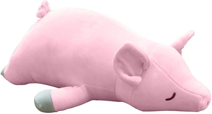 VSFNDB Stuffed Plush Pig Animal Toy 20 Inches Pink Piggy Animal Stuffed Plushies Super Soft Cute Cuddly Pillow Cushion Stuff Dolls Gifts for Children Kids Boys Girls Room Decor Bed Nursery, 20Inches