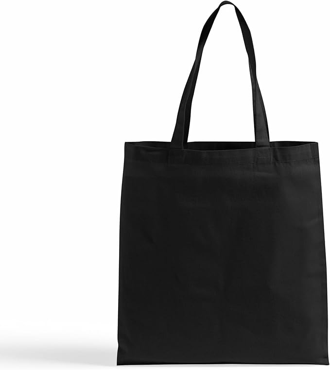 TBF 24 Pack Eco-Friendly Canvas Tote Bags Wholesale – Reusable Bulk Cotton Tote Bag with Handles, Convention Bags