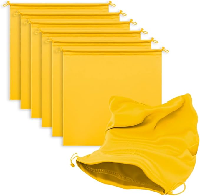 MtuxuYR Microfiber Drawstring Bags, Multi-Size Soft Protective Pouches for Shoes, Ski Goggles, Sunglasses, Handbags & Camera Lenses