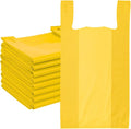 ASSUREPAK 1000 Bags - Colored Unprinted HDPE T-Shirt Bags - 1/6 BBL 11.5"X6"X21" - 13 microns - Yellow - Perfect for Groceries, Shopping, Boutique Bags and Retail Stores LOOP-YELLOW