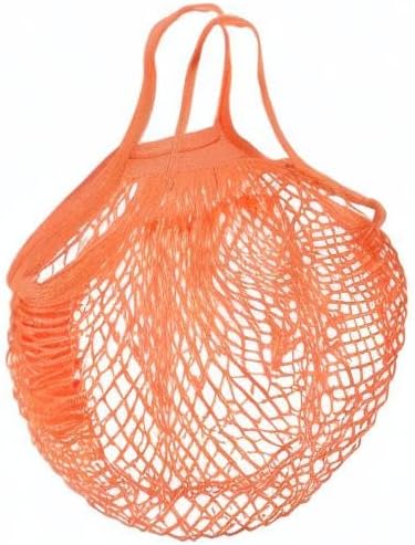 MECCANIXITY Cotton Mesh Bag Reusable Washable Mesh Net String Grocery Bags Organizer for Fruits Vegetables Shopping