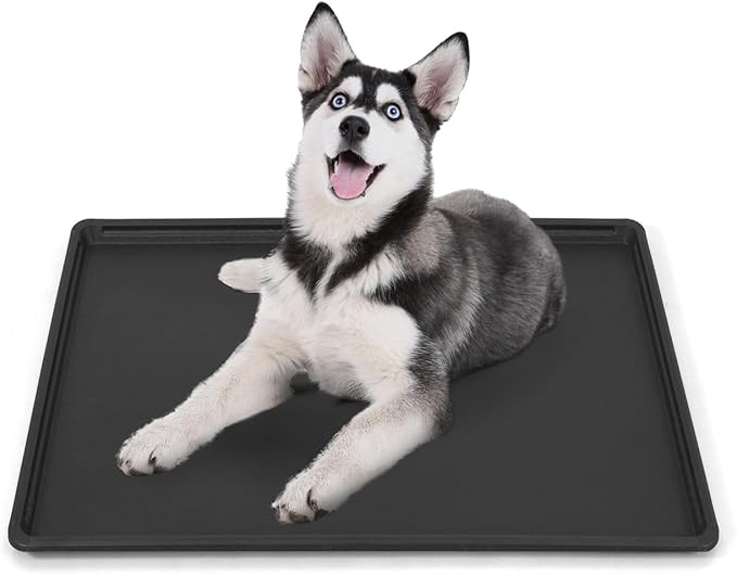 BOWHAUS 40.9-Inch Dog Crate Pan Replacement, Sturdy, Waterproof Plastic Tray for 42-Inch Pet, Rabbit Ferret Critter Kennels, Versatile Pan and Easy to Clean