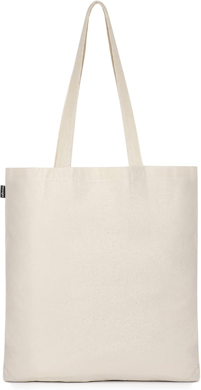 Eco Right Tote Bag for Women, Reusable Grocery Bag, Canvas Tote Bag for Shopping, Cotton Bag for Daily Use, Gifts for Women