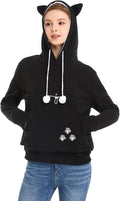 LINYUCHEN Cat Dog Pouch Hoodie Large Pet Pouch Sweatshirt Puppy Kitten Holder Carrier Pullover Shirt Unisex Hoodies