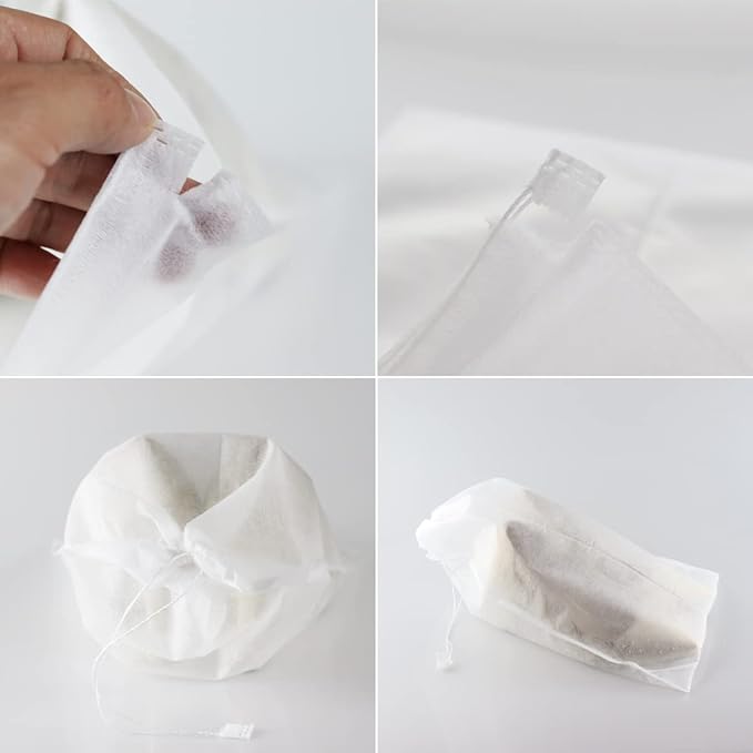 Ginojex 10Pcs Travel Shoe Storage Bags Non-woven Fabric Packing Dust Cover Pouch Portable Breathable with Drawstring (Large)