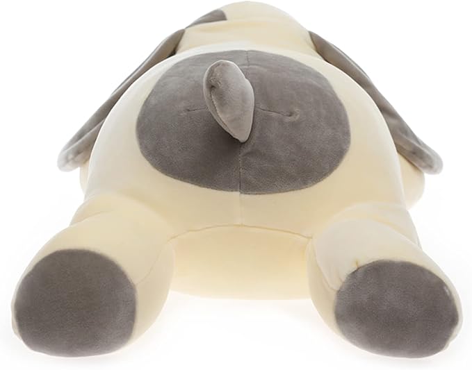 ERDAO Dog Plush Pillow, Soft Dog Stuffed Animals Toy Plushie Body Pillow Gifts for Kids Girls Boys (Gray, 17.7 inch)