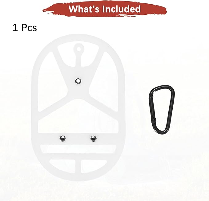 TIXIPEM Shoe Holster for Backpack [1SET] - Elastic Silicone Footwear Holder with Clip Use for Travel & Outdoors & Sports - [White-XL] Hang Extra Shoes Cleats Boots