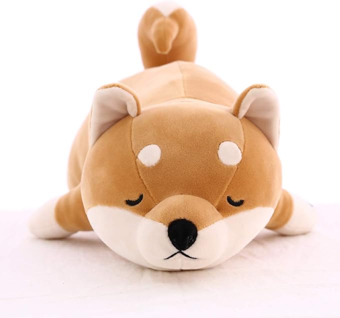 VSFNDB Stuffed Plush Shiba Inu Animal Toy 20 Inch Dog Corgi Akita Animal Stuffed Plushies Super Soft Cute Cuddly Pillow Cushion Stuff Dolls Gift for Children Kids Boys Girls Room Decoration, 20Inches