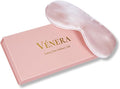 Vénera Silk Sleep Mask - 100% Pure 22 Momme Mulberry Silk Eye Sleeping Mask for Women and Men - Blackout Eye Mask for Sleeping (Light Pink)