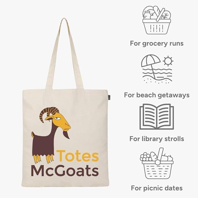Eco Right Tote Bag for Women, Reusable Grocery Bag, Canvas Tote Bag for Shopping, Cotton Bag for Daily Use, Gifts for Women