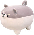sofipal Shiba Inu Dog Plush Pillow,Cute Corgi Stuffed Animal Toy Doll Gifts for Valentine,Christmas (Gray, 19.6 inch)
