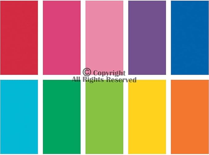 Craftido -25 Options- 100% Cotton Quilting Fabric Bundles 10pcs Fat Quarters 18”x21”-Medium Weight 5.2 oz- Soft Cotton for Quilting, Sewing Project, Patchwork, DIY Crafts – Rainbow Colors