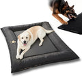 SOMAHE Dog Bed for Dog Crate Oxford Puppy Crate Pad Waterproof Pet Beds Outdoor Cage Mat Easy Rinse Black 42×28×3 Inch
