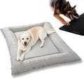 SOMAHE Dog Bed for Dog Crate Oxford Puppy Crate Pad Waterproof Pet Beds Outdoor Cage Mat Easy Rinse Grey 42×28×3 Inch