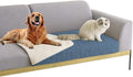 Tcksstex Waterproof and Non-Slip Dog Bed Cover and Pet Blanket Sofa Pet Bed Mat ，car Incontinence Mattress Protectors Furniture Couch Cover for Most Cats Dogs, Pets（30x70- Navy Blue）