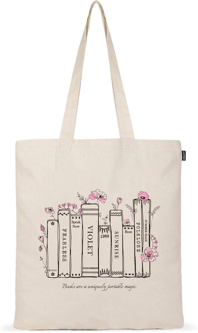 Eco Right Tote Bag for Women, Reusable Grocery Bag, Canvas Tote Bag for Shopping, Cotton Bag for Daily Use, Gifts for Women