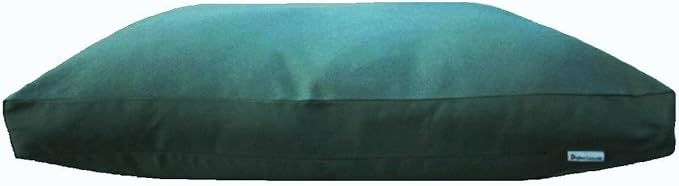Dogbed4less Memory Foam Dog Bed for Small to Medium Dogs, Waterproof Lining and Machine Washable Durable Pet Bed Canvas Cover 37X27 Pillow, Olive Green