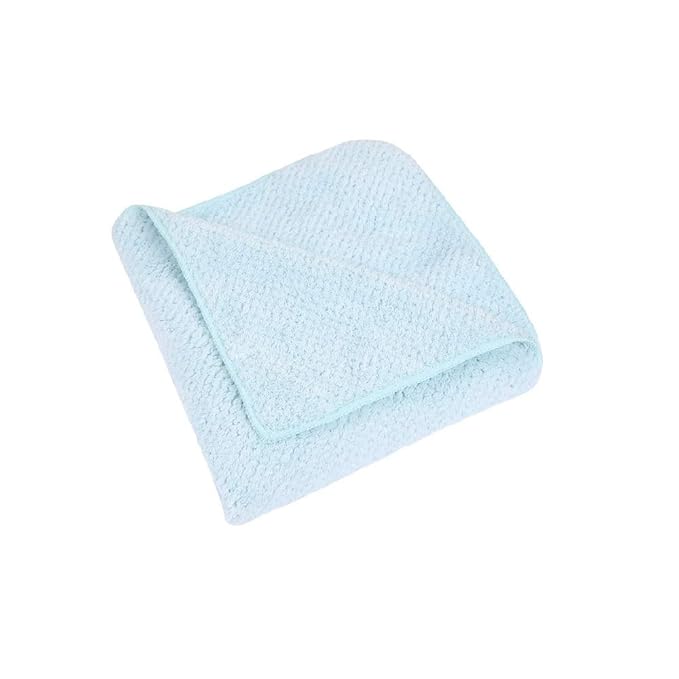 Laojbaba Microfiber Hair Towel Quick Dry Hair Towel Hair Drying Towels Suitable for All Kinds of Hair Ultra Absorbent Long and Thick Hair 19X39inch Blue (1pcs)