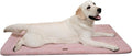 MADE 4 PETS Dog Crate Pad Bed for Extra Large Dogs, Washable & Reversible, Anti-Slip Kennel Mat for Cozy Sleeping, Soft Fluffy Dog Bed for Indoor & Outdoor Use, 48"x30", Pink