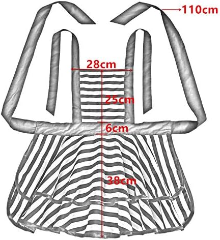 Hyzrz Lovely Handmade Cotton Retro Aprons for Women Girls Cake Kitchen Cook Apron for Mother's Gift (Red Dot)