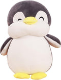 VSFNDB Stuffed Penguin Animal Plush Toy 12 Inch Gray Animal Stuffed Plushies Super Soft Cute Cuddly Pillow Cushion Stuff Dolls Birthday Gifts for Children Kids Boys Girls Room Decor Bedtime, 12Inches