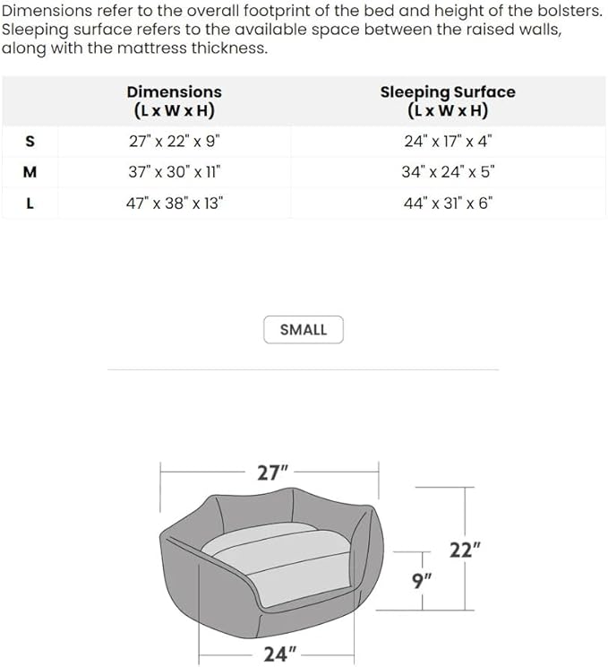 K9 Ballistics Tough Ripstop Oval Bolster Dog Bed, Calming Round Den Shape, Scratch Resistant, Machine Washable - Small, Taupe Premium Finish