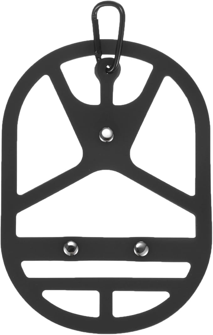 TIXIPEM Shoe Holster for Backpack [1SET] - Elastic Silicone Footwear Holder with Clip Use for Travel & Outdoors & Sports - [Black-M] Hang Extra Shoes Cleats Boots