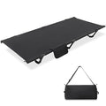 REDCAMP Kids Cot for Sleeping 2-7 Years, Portable Travel Toddler Cot Bed with Carry Bag, Lightweight for Outdoor Indoor Home, Black
