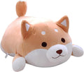 Shiba Inu Dog Plush Pillow, Soft Cute Corgi Stuffed Animals Doll Toys Gifts for Valentine, Christmas, Birthday, Bed, Sofa Chair (Brown Round Eye, 21.3in)