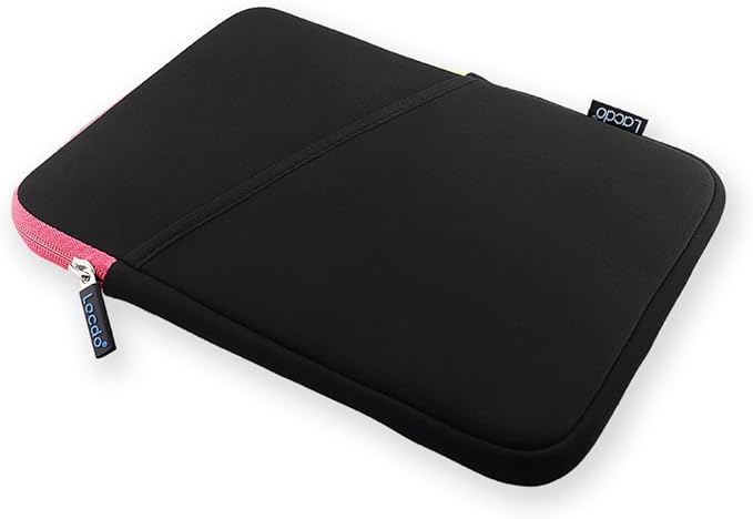 Lacdo iPad mini Sleeve, iPad mini 7 Case, Shockproof Tablet Sleeve Case Compatible with iPad mini 7 6 5 4 3 2 / Samsung Galaxy Tab A7 Lite 8.7" / Galaxy Tab A 8.0" Protective Tablet Bag, Red/Black