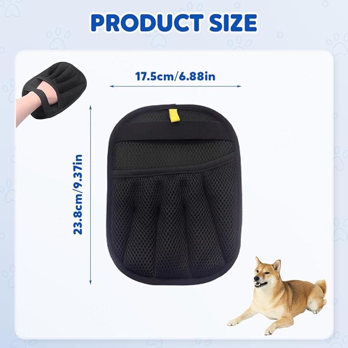 2PCS Pet Hair Removal Glove for Cats Dogs,2025 Electrostatic Pet Hair Remover Grooming Removal Gloves for Pets Hair,Hair Remover Gloves for Couch Clothes Carpet Bed Furniture Pet Grooming (2 Pack)